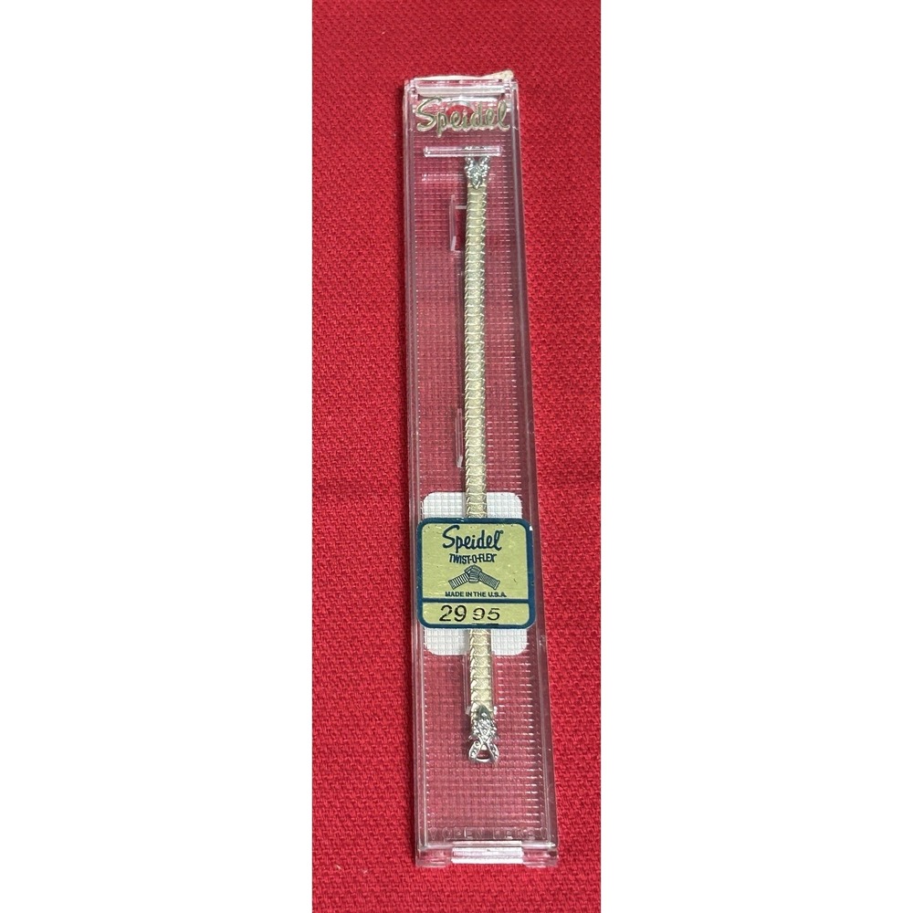 Speidel C-Ring Gold Twist-O-Flex NOS Unused Watch Band Vintage Ladies 2003/32L